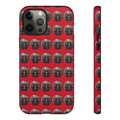 Bold Phone Case, Tough Phone Cover, Red Phone Protector, Unique Gift for Him/Her, Trendy Tech Accessory