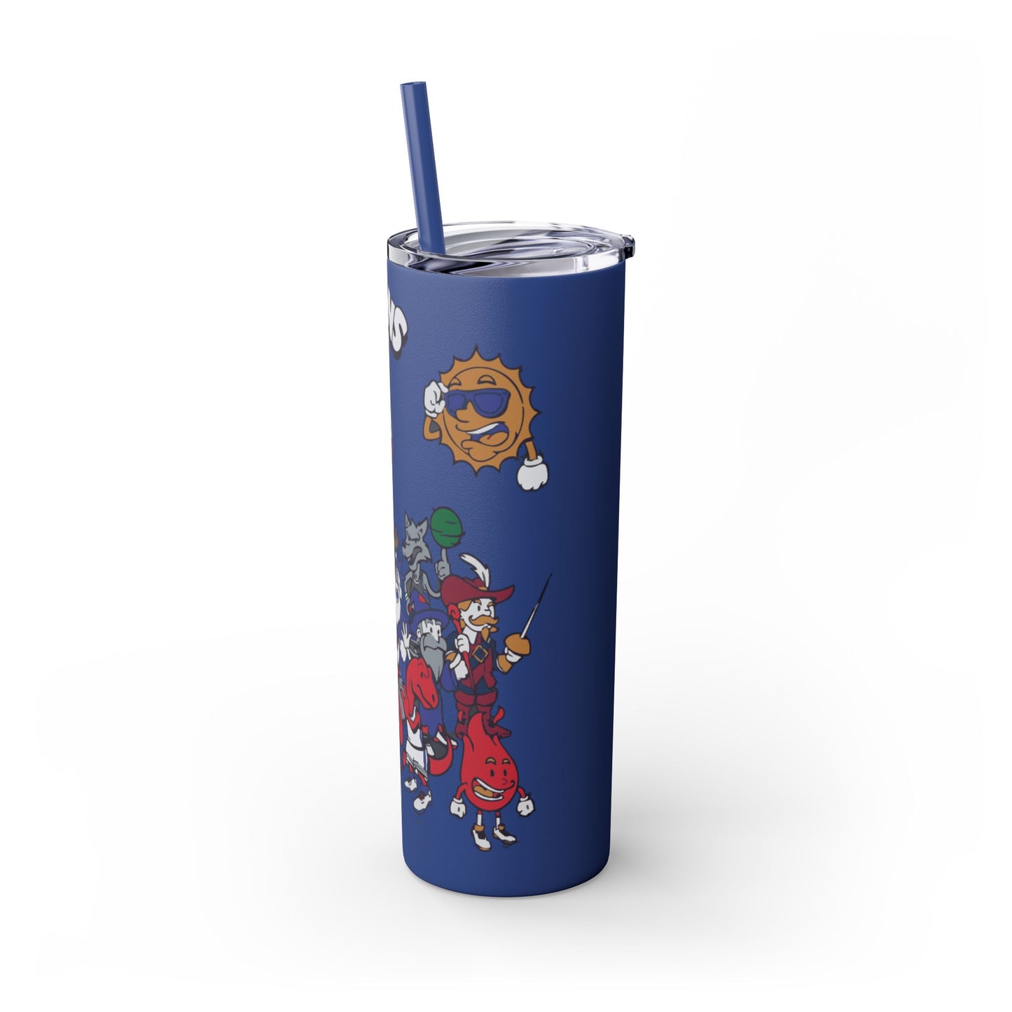 NBA Toons Skinny Tumbler with Straw, 20oz - Stylish Drinkware for Sports Fans, Gift for Birthdays, Holidays, Basketball Lovers, Fun [...]