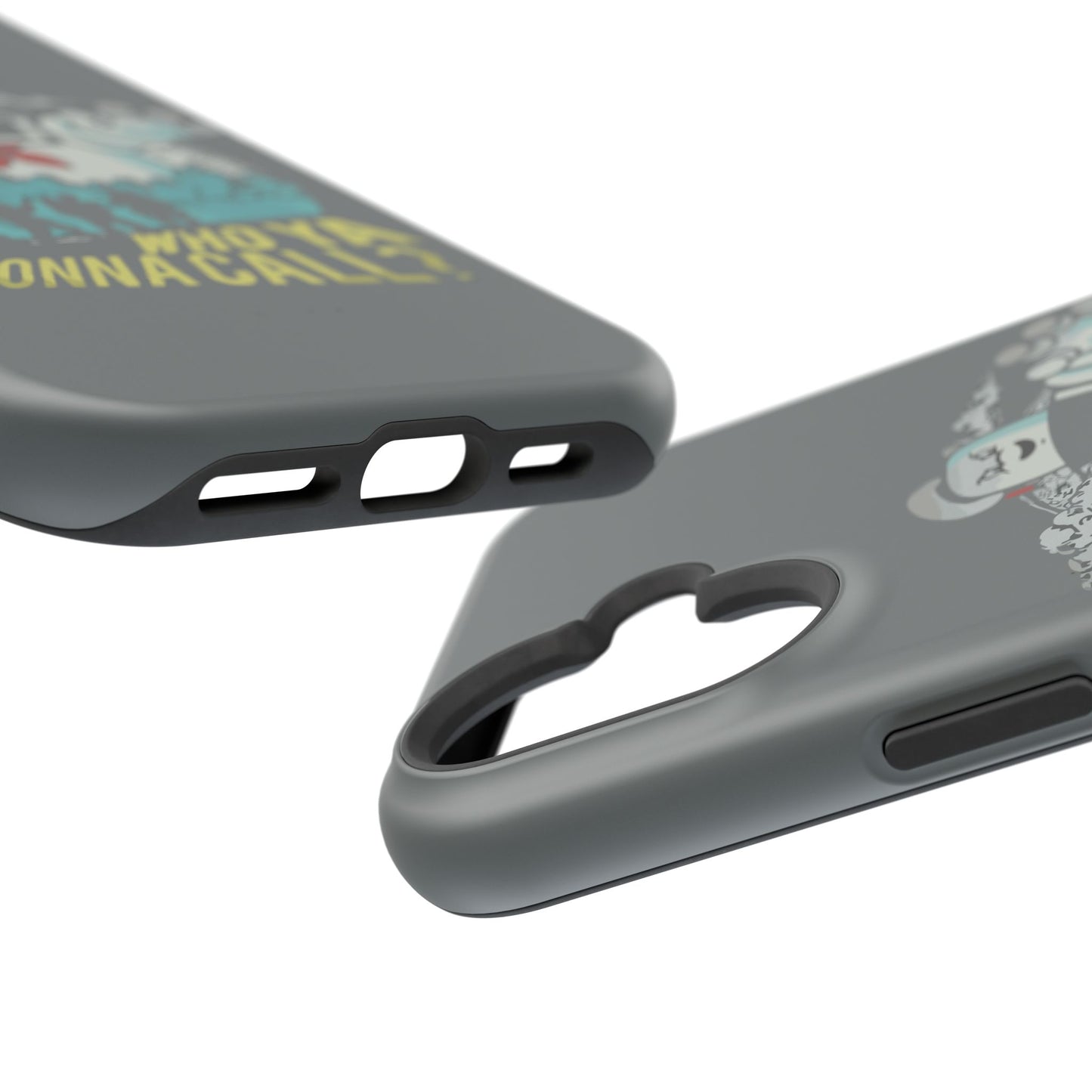 Ghostbuster-Inspired Tough Phone Case - Who Ya Gonna Call? - Perfect for Fans, Gift for Halloween, Geeky Accessories, Durable Protection