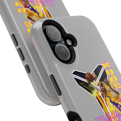 Impact-Resistant Phone Case — Bold Retro Basketball Graphic