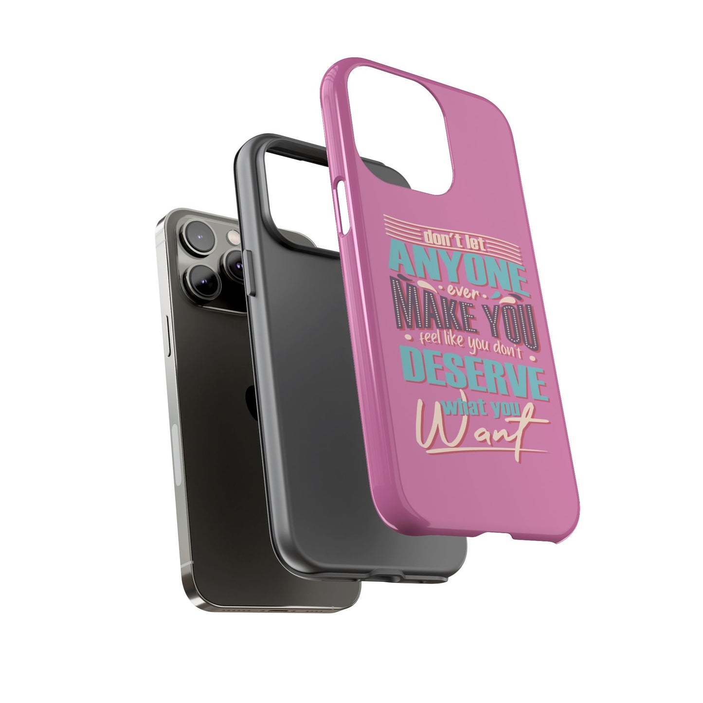 Inspirational Phone Case, Motivational Phone Cover, Tough Cases for Her, Gift for Friends, Self-Love Quote Case