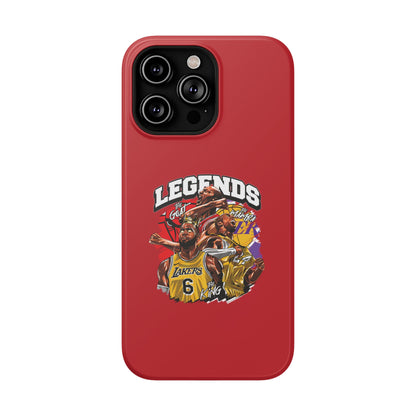 Legends Basketball Graphic Phone Case — Impact-Resistant iPhone Cover