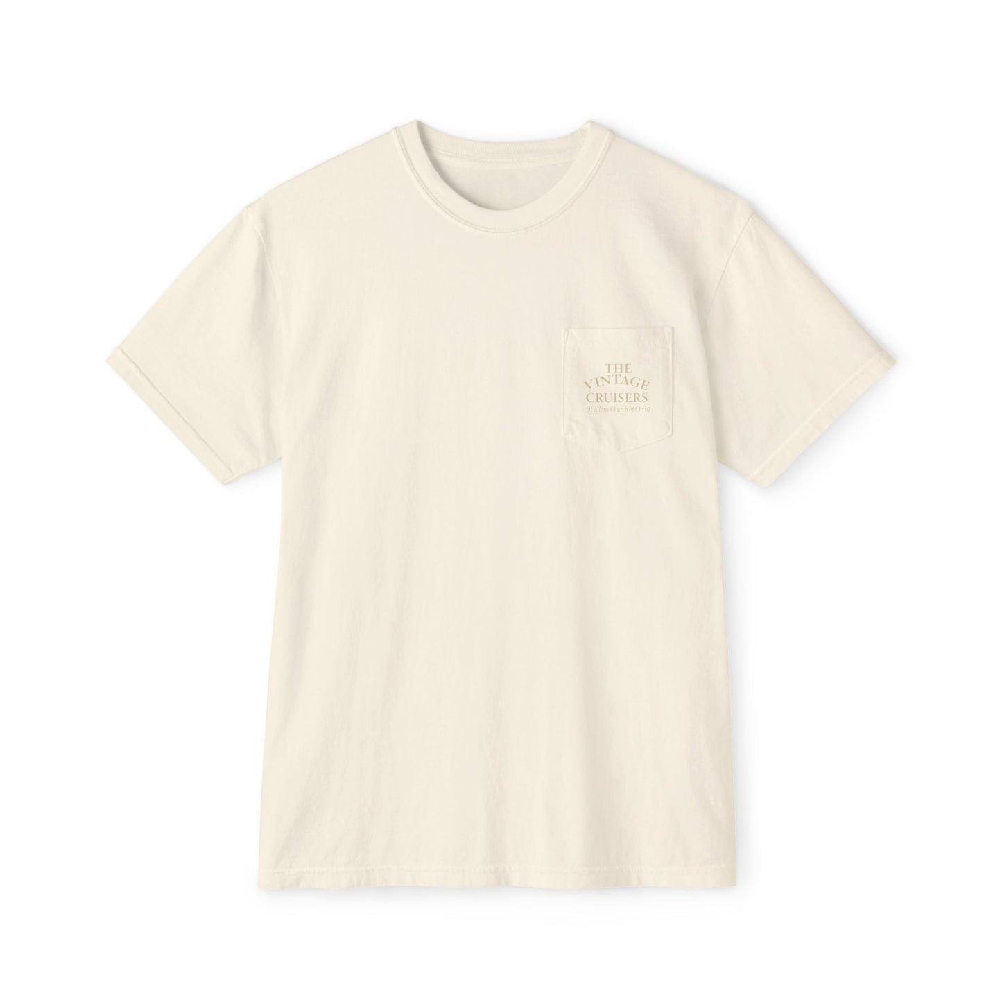 Vintage Allons church of Christ Cruise Pocket T-Shirt