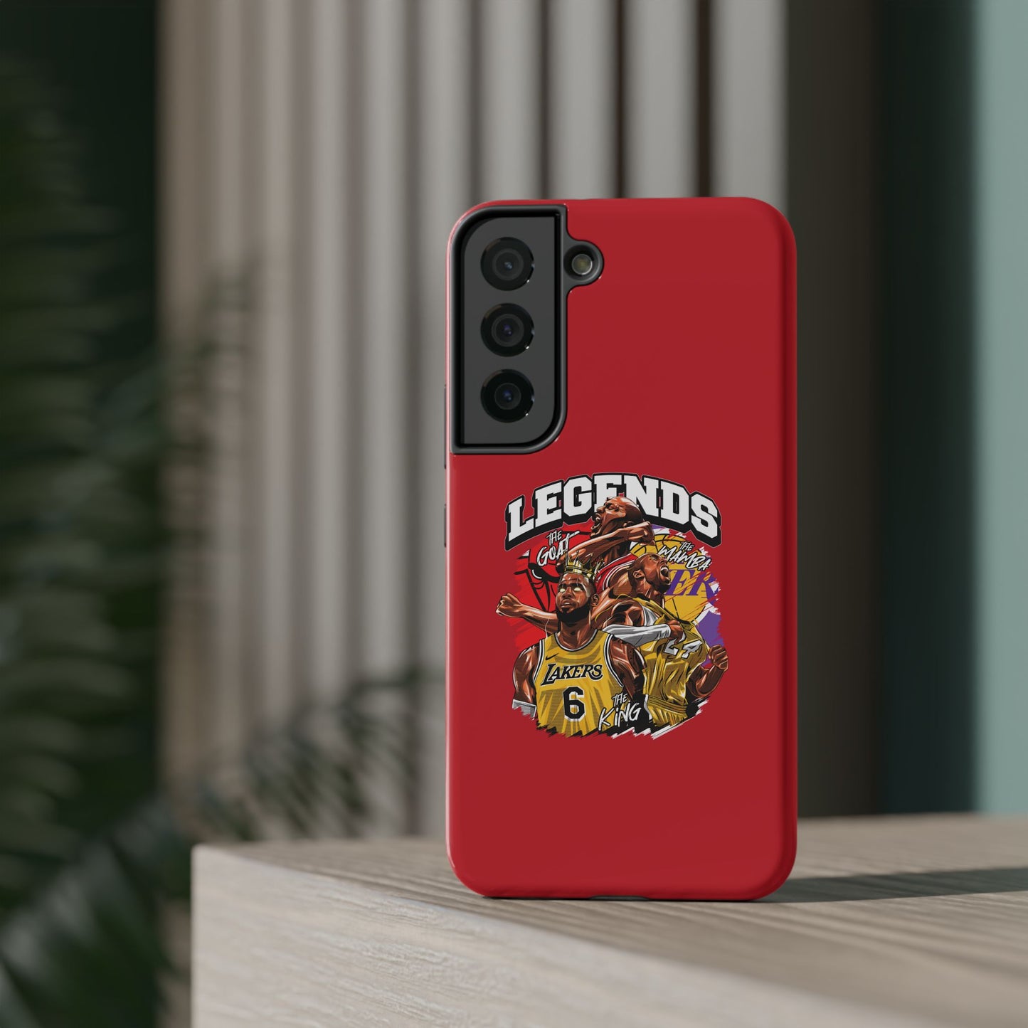 Legends Basketball Graphic Phone Case — Impact-Resistant iPhone Cover