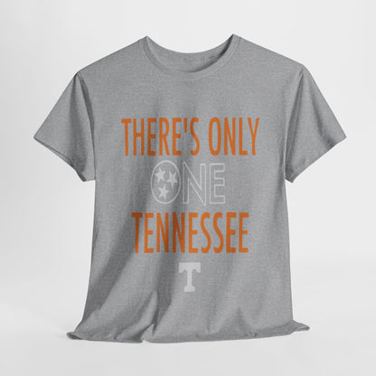 Tennessee Pride Tee, Unisex Heavy Cotton Tee, Tennessee Fans Gift, College Sports Apparel, Casual Everyday Wear, State Pride Shirt