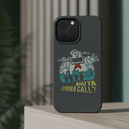 Ghostbuster-Inspired Tough Phone Case - Who Ya Gonna Call? - Perfect for Fans, Gift for Halloween, Geeky Accessories, Durable Protection