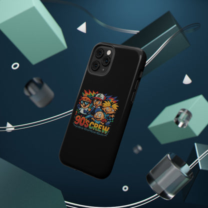 90s Crew Impact-Resistant Phone Case — Retro Cartoon Gamer Design