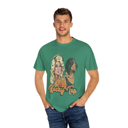 Rocky Top Retro T-Shirt, Dog Lover Tee, Vintage Country Shirt, Music Festival Apparel, Unique Gift for Pet Owners