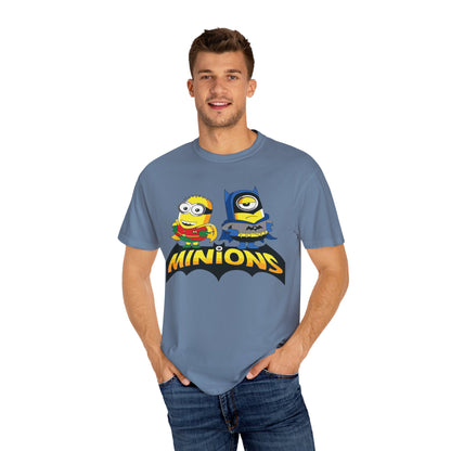 Minions Superhero Unisex T-shirt, Fun Gift for Kids, Cartoon Apparel, Birthday Party Outfit, Family Movie Night Wear