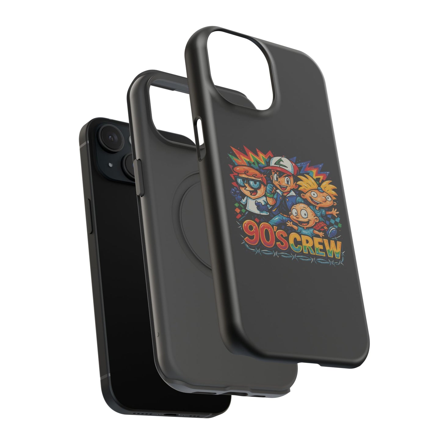 90s Crew Impact-Resistant Phone Case — Retro Cartoon Gamer Design