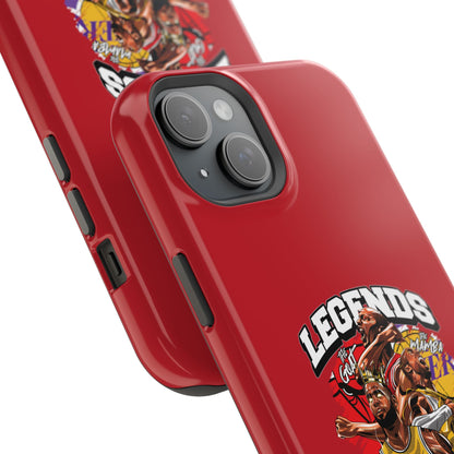 Legends Basketball Graphic Phone Case — Impact-Resistant iPhone Cover