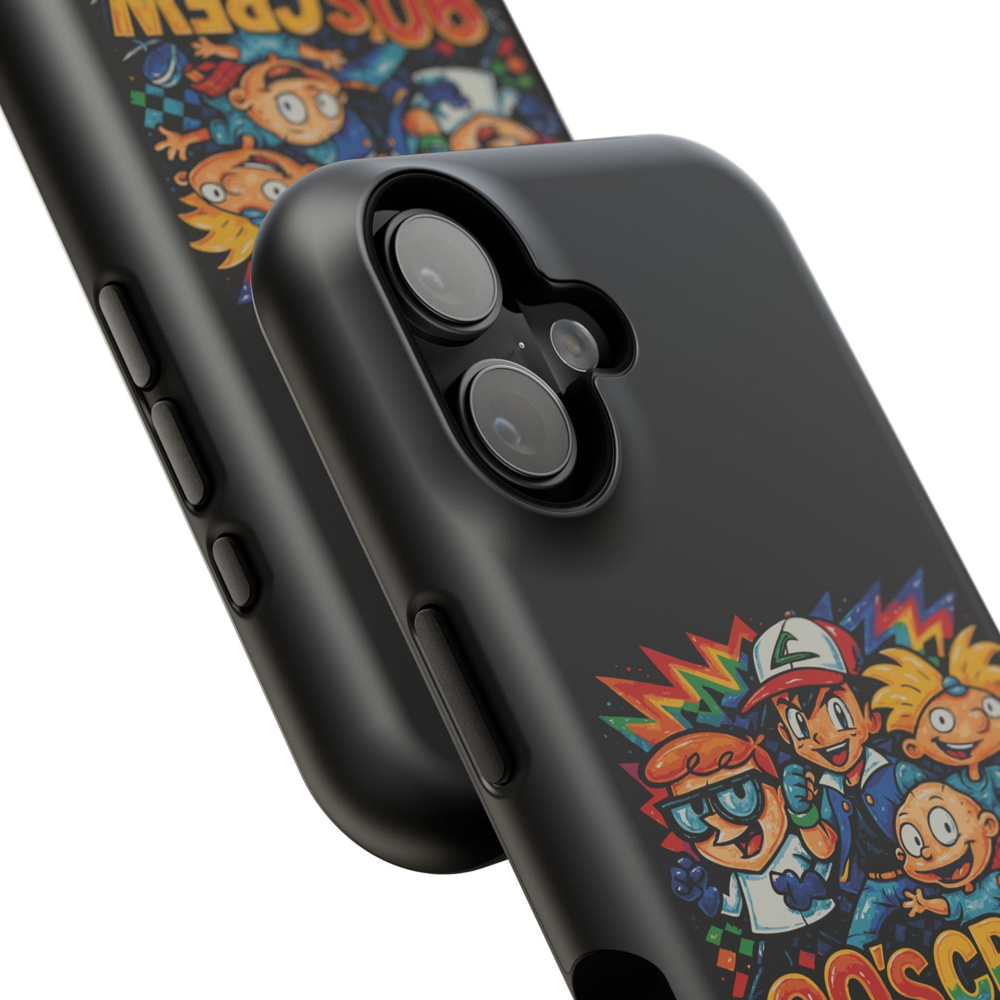 90s Crew Impact-Resistant Phone Case — Retro Cartoon Gamer Design