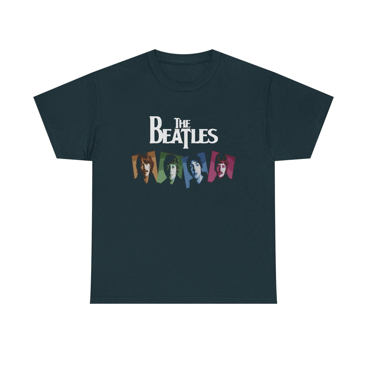 Retro Beatles Graphic Tee - Vintage Unisex Heavy Cotton T-Shirt, Music Lover Gift, 60s Inspired Fashion, Concert T-Shirt, Gift for Him/Her