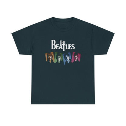 Retro Beatles Graphic Tee - Vintage Unisex Heavy Cotton T-Shirt, Music Lover Gift, 60s Inspired Fashion, Concert T-Shirt, Gift for Him/Her