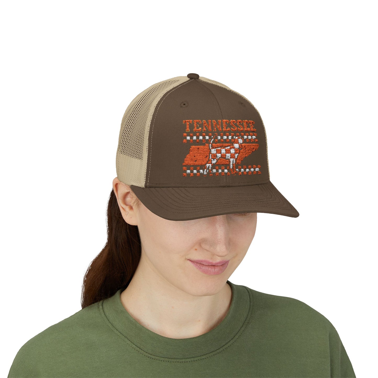 Tennessee Racing Rhinestone Trucker Cap