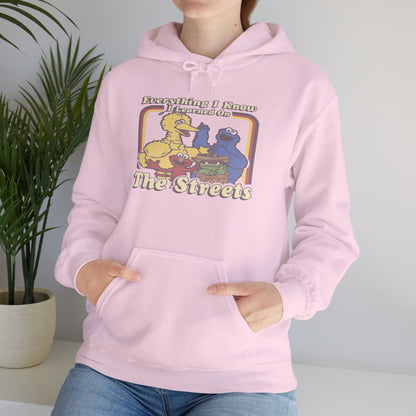 Vintage Street Art Hoodie - Cozy Unisex Sweatshirt for Creative Souls, Outdoor Relaxation, Casual Hangouts