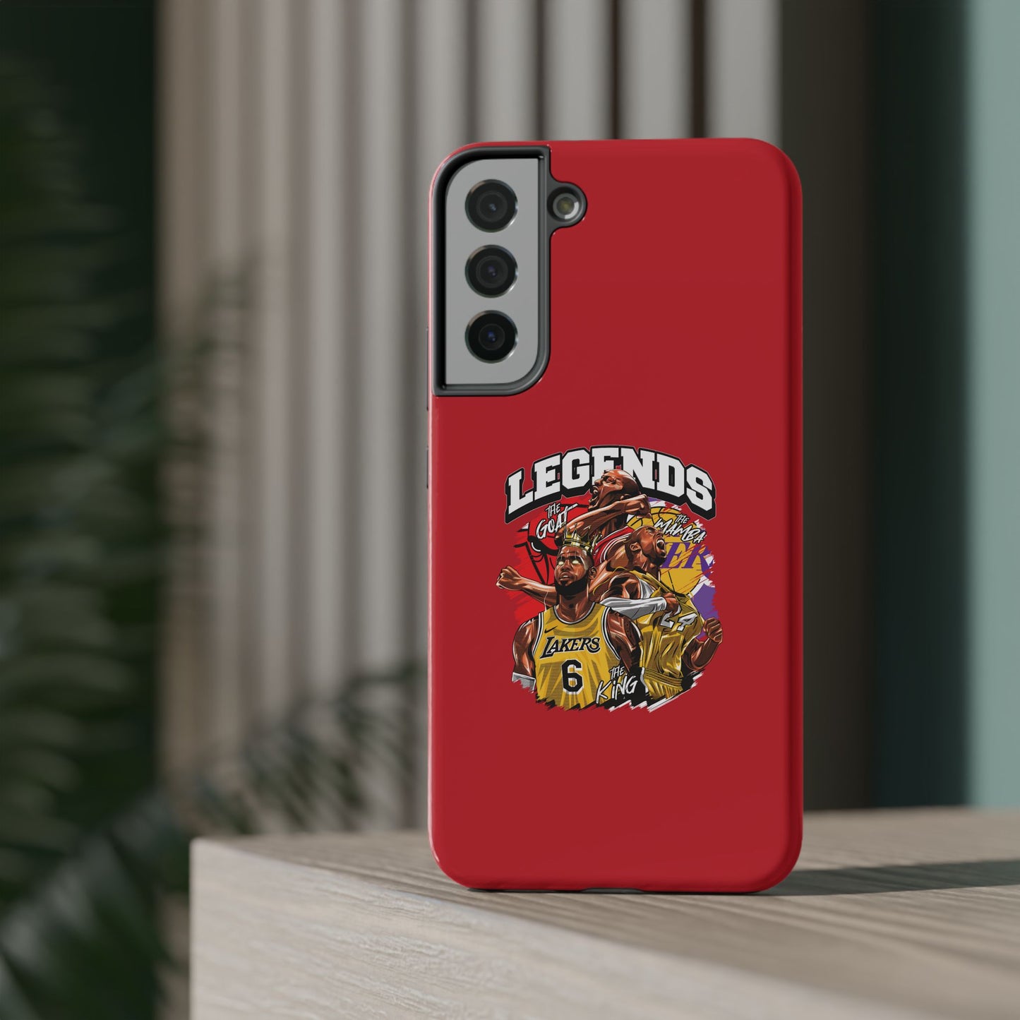 Legends Basketball Graphic Phone Case — Impact-Resistant iPhone Cover