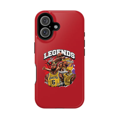 Legends Basketball Graphic Phone Case — Impact-Resistant iPhone Cover