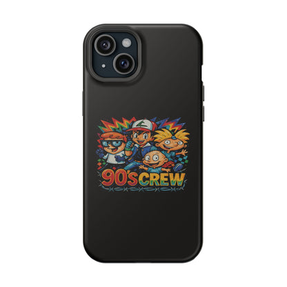 90s Crew Impact-Resistant Phone Case — Retro Cartoon Gamer Design