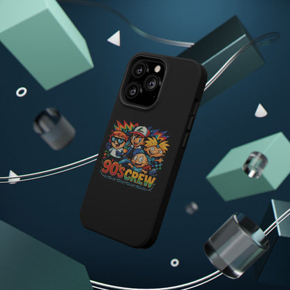 90s Crew Impact-Resistant Phone Case — Retro Cartoon Gamer Design
