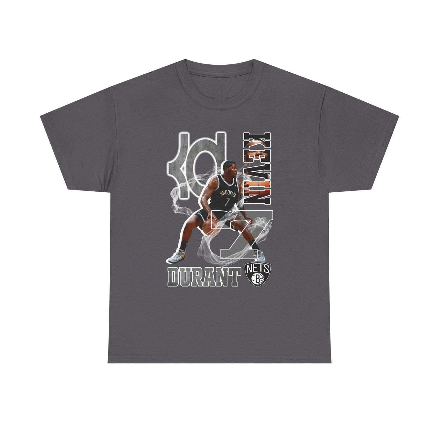 Kevin Durant Unisex Heavy Cotton Tee, Basketball Fan Shirt, Sports Apparel, Gift for Sports Enthusiasts, NBA Style T-Shirt