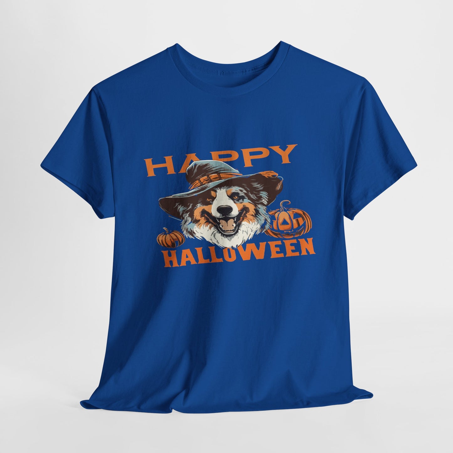 Halloween Dog Graphic Tee, Unisex T-Shirt, Spooky Pet Shirt, Fall Apparel, Trick or Treat Top