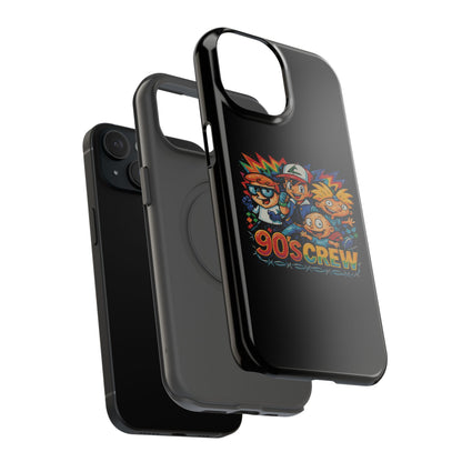 90s Crew Impact-Resistant Phone Case — Retro Cartoon Gamer Design