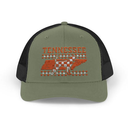 Tennessee Racing Rhinestone Trucker Cap