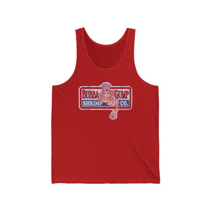 Bubba Gump Shrimp Co. Unisex Jersey Tank Top - Summer Vibes, Beachwear, Gift for Sea Lovers, Casual Day Out, BBQs, Outdoor Events