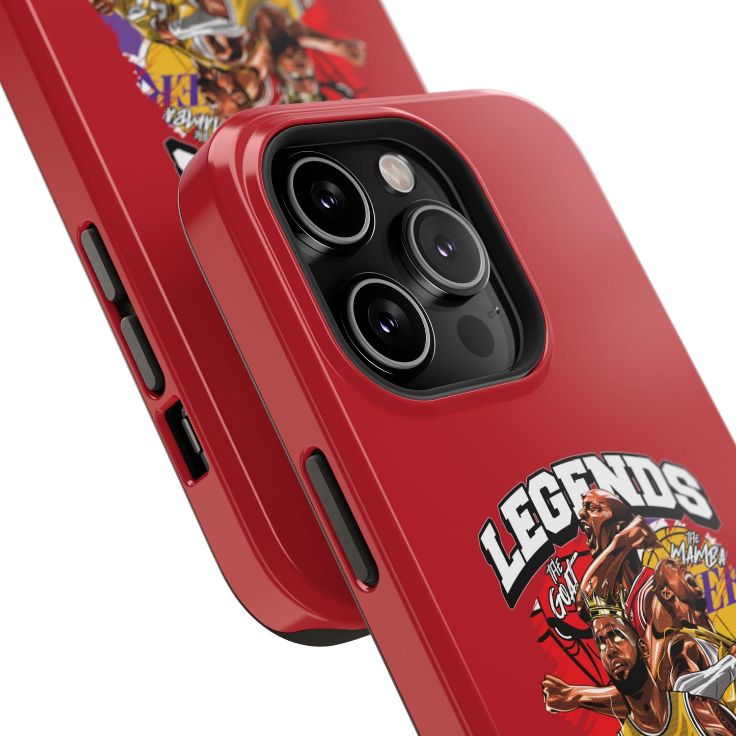 Legends Basketball Graphic Phone Case — Impact-Resistant iPhone Cover