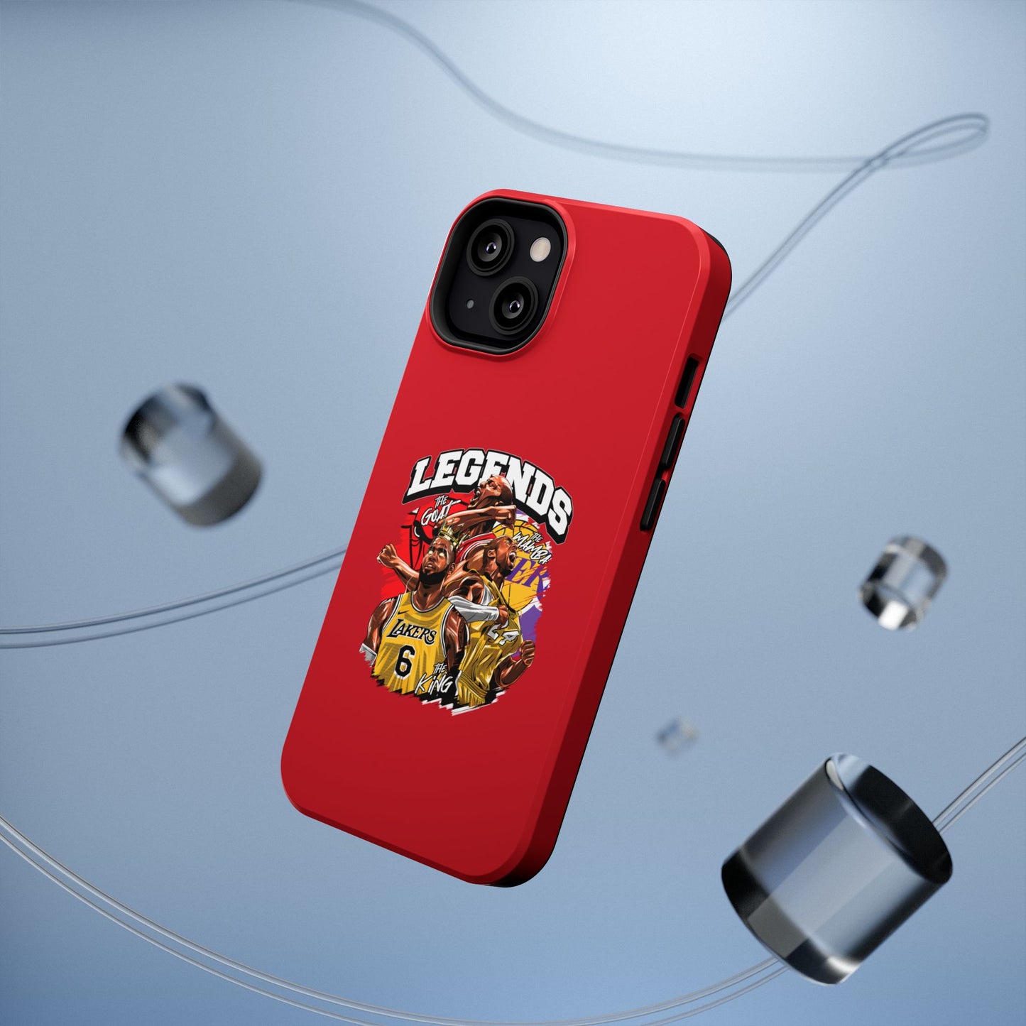 Legends Basketball Graphic Phone Case — Impact-Resistant iPhone Cover