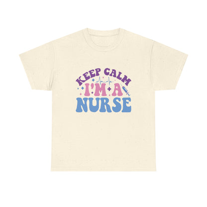 Nurse Appreciation Heavy Cotton Tee, Funny Nurse Gift, Medical Humor Shirt, Nurse Day Celebration Tee, Caregiver Outfit