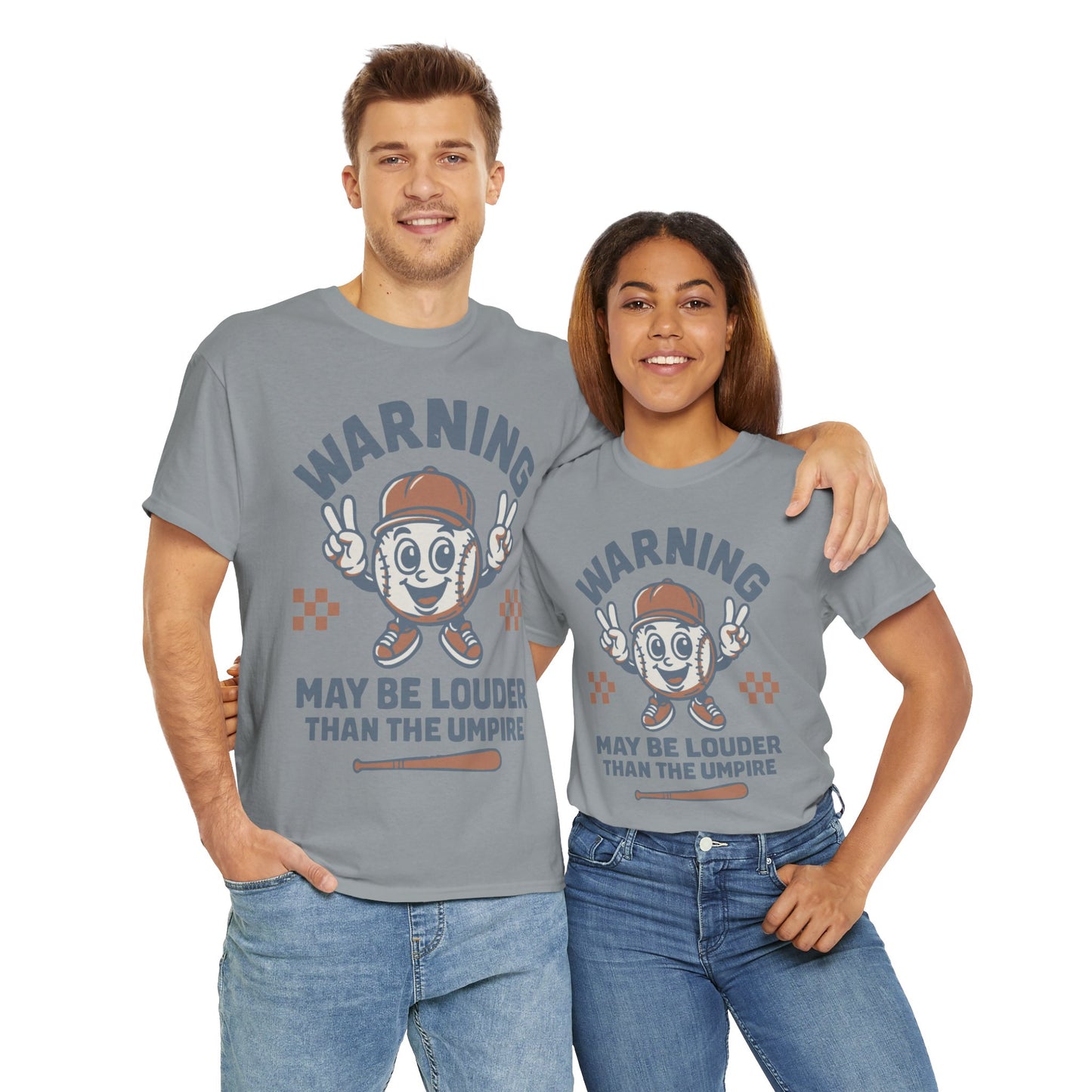 Warning T-Shirt, Fun Umpire Tee, Unique Sports Gift, Casual Wear, Perfect for Baseball Fans