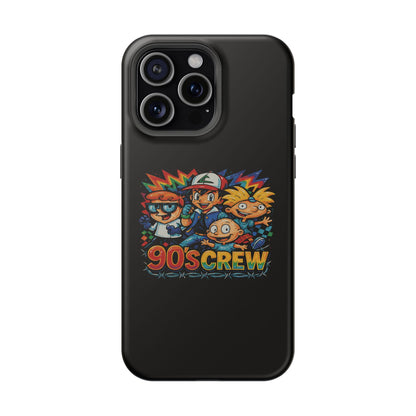 90s Crew Impact-Resistant Phone Case — Retro Cartoon Gamer Design