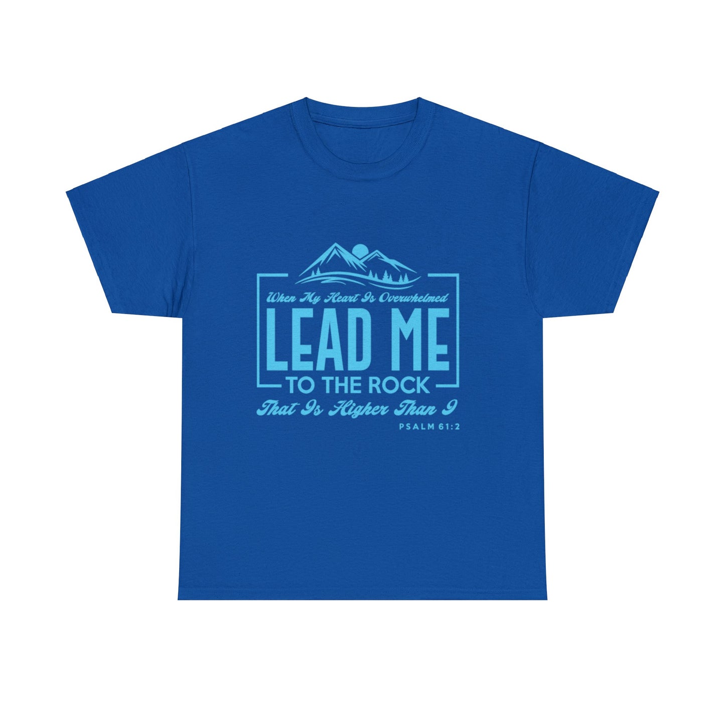 Lead Me to The Rock Unisex Heavy Cotton Tee