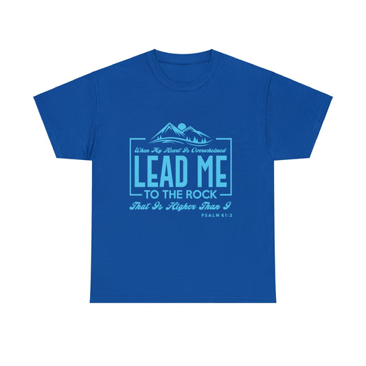 Lead Me to The Rock Unisex Heavy Cotton Tee