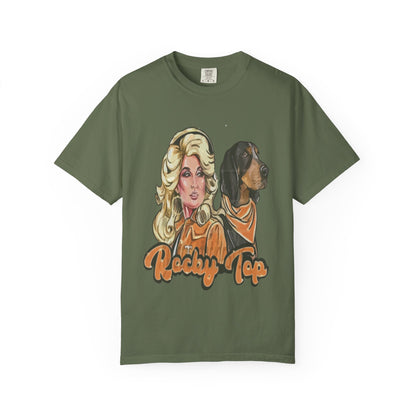 Rocky Top Retro T-Shirt, Dog Lover Tee, Vintage Country Shirt, Music Festival Apparel, Unique Gift for Pet Owners