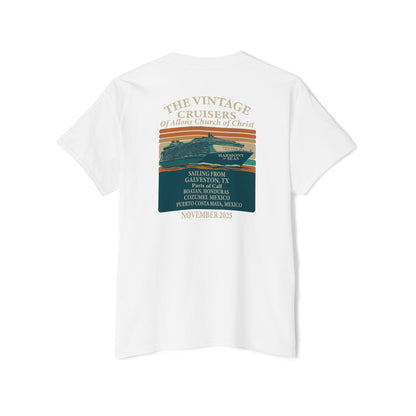 Retro Pocket Tee Allons Church of Christ Cruise 2025 Unisex T-Shirt