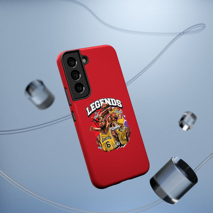 Legends Basketball Graphic Phone Case — Impact-Resistant iPhone Cover