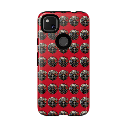Bold Phone Case, Tough Phone Cover, Red Phone Protector, Unique Gift for Him/Her, Trendy Tech Accessory