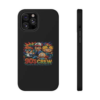 90s Crew Impact-Resistant Phone Case — Retro Cartoon Gamer Design