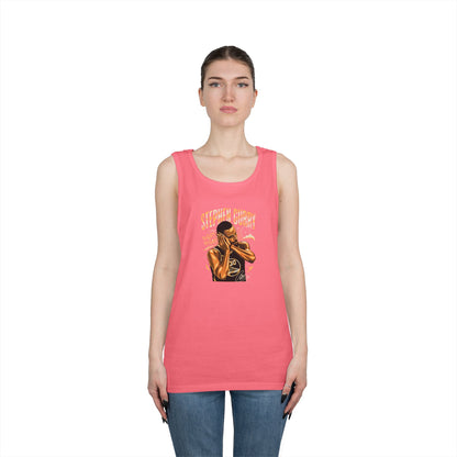 Unisex Heavy Cotton Tank Top - Stephen Curry Fan Apparel, Perfect for Sports Events, Summer Wear, Comfortable Activewear