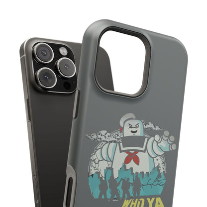 Ghostbuster-Inspired Tough Phone Case - Who Ya Gonna Call? - Perfect for Fans, Gift for Halloween, Geeky Accessories, Durable Protection