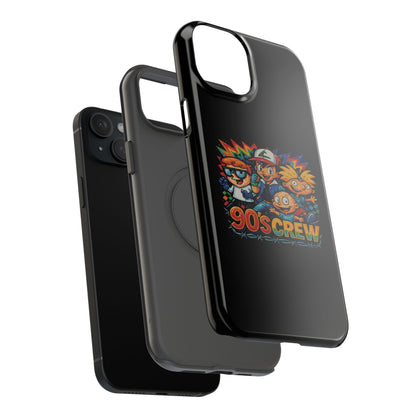 90s Crew Impact-Resistant Phone Case — Retro Cartoon Gamer Design