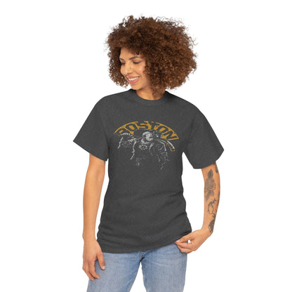 Boston Graphic Tee, Unisex Cotton T-Shirt, Casual Wear, Gift for Him/Her, Streetwear Style, Travel Souvenir, Boston Pride Shirt