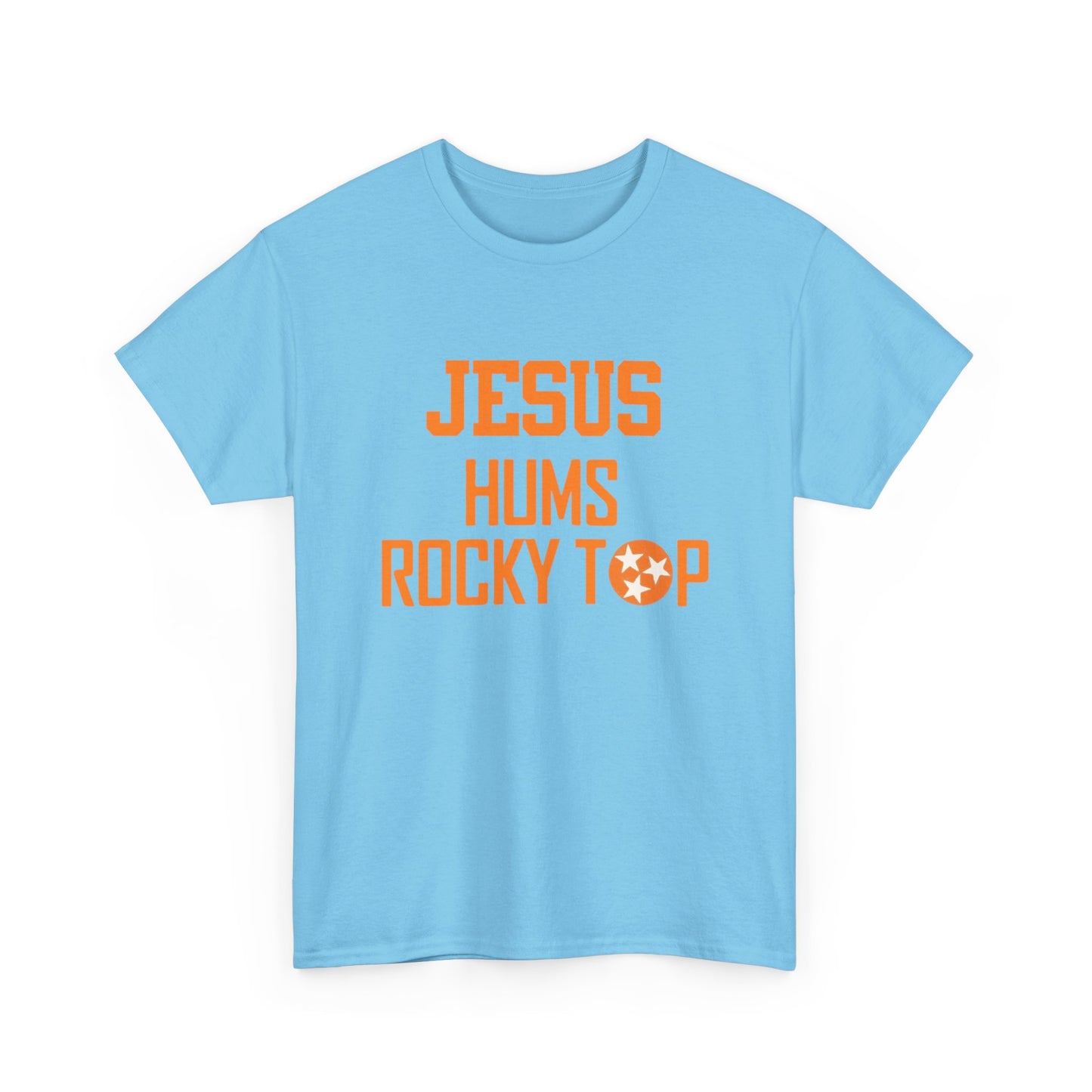 Jesus Hums Rocky Top Tee | Christian Football Tennessee Vols Shirt