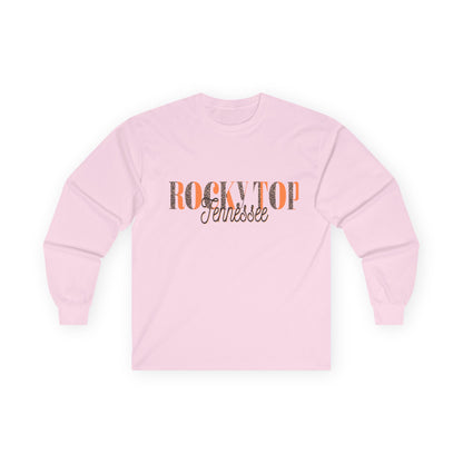 Rocky Top Tennessee Long Sleeve Tee — Vintage Script State Pride