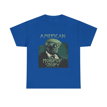 American Horror Story Unisex Heavy Cotton Tee, Horror Fan Gift, Graphic Tee, Halloween Costume, TV Show Merch