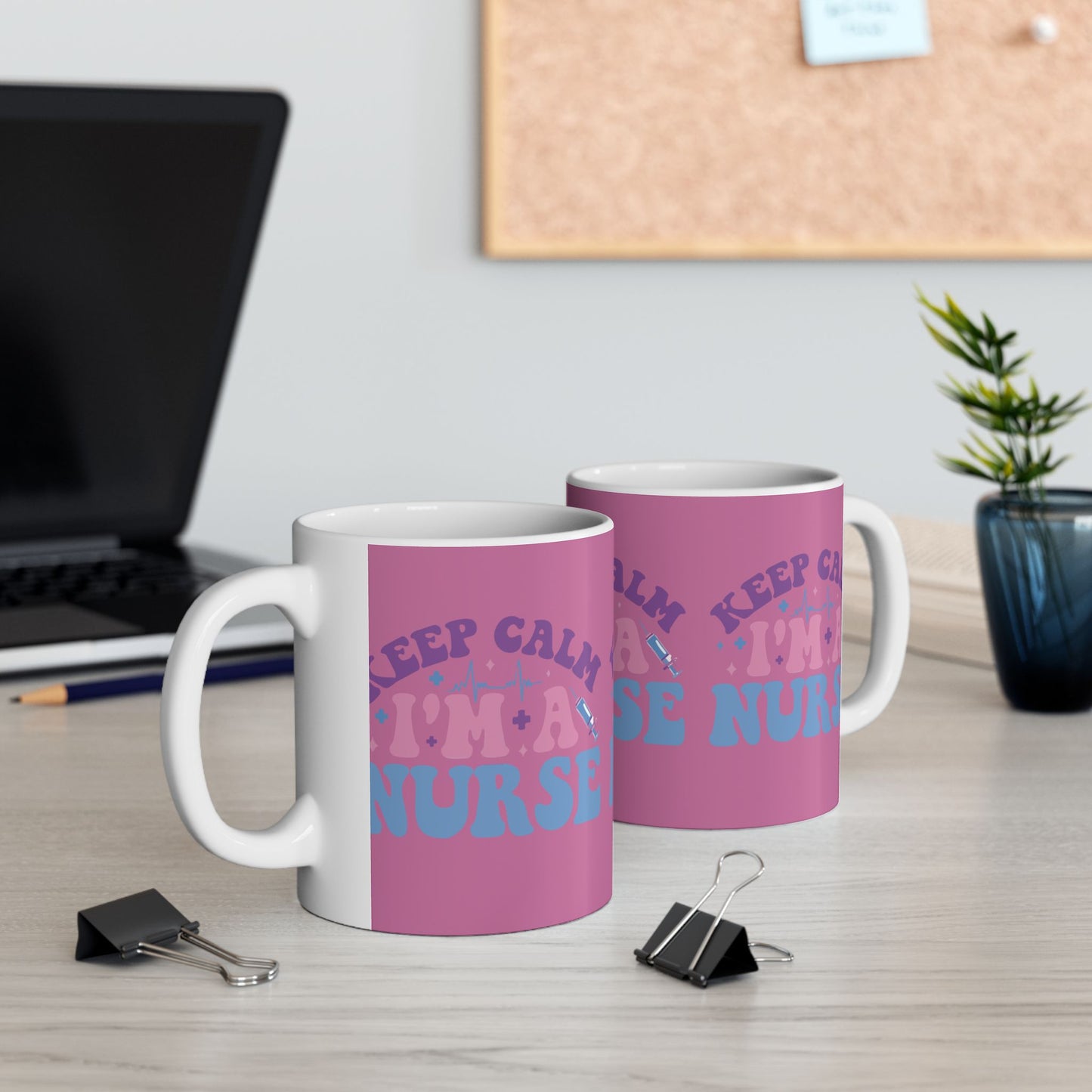 Nurse Humor Ceramic Mug - "Keep Calm I'm a Nurse" - Perfect Gift for Nurses, Healthcare Workers, Coffee Lovers, Nursing Graduates, [...]