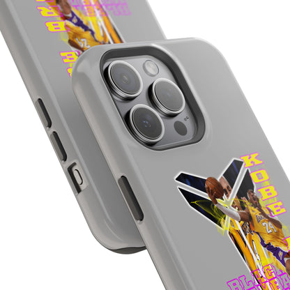 Impact-Resistant Phone Case — Bold Retro Basketball Graphic
